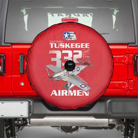 Tuskegee Red Tails Airmen Spare Tire Cover P-51 Mustang 332nd Fighter Group - Red - Wonder Print Shop