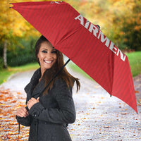 Tuskegee Red Tails Airmen Umbrella P-51 Mustang 332nd Fighter Group - Red - Wonder Print Shop