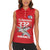 Tuskegee Red Tails Airmen Women Sleeveless Polo Shirt P-51 Mustang 332nd Fighter Group - Red - Wonder Print Shop