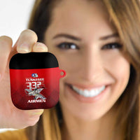 Tuskegee Red Tails Airmen AirPods Case P-51 Mustang 332nd Fighter Group - Black Red - Wonder Print Shop