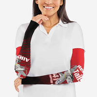Tuskegee Red Tails Airmen Arm Sleeves P-51 Mustang 332nd Fighter Group - Black Red - Wonder Print Shop