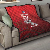 Tuskegee Red Tails Airmen Quilt P-51 Mustang 332nd Fighter Group - Black Red - Wonder Print Shop