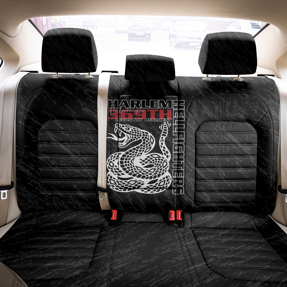 Harlem Hellfighters Back Car Seat Cover 369th Infantry Regiment - Wonder Print Shop