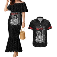 Harlem Hellfighters Couples Matching Mermaid Dress and Hawaiian Shirt 369th Infantry Regiment - Wonder Print Shop