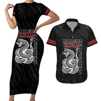 Harlem Hellfighters Couples Matching Short Sleeve Bodycon Dress and Hawaiian Shirt 369th Infantry Regiment - Wonder Print Shop