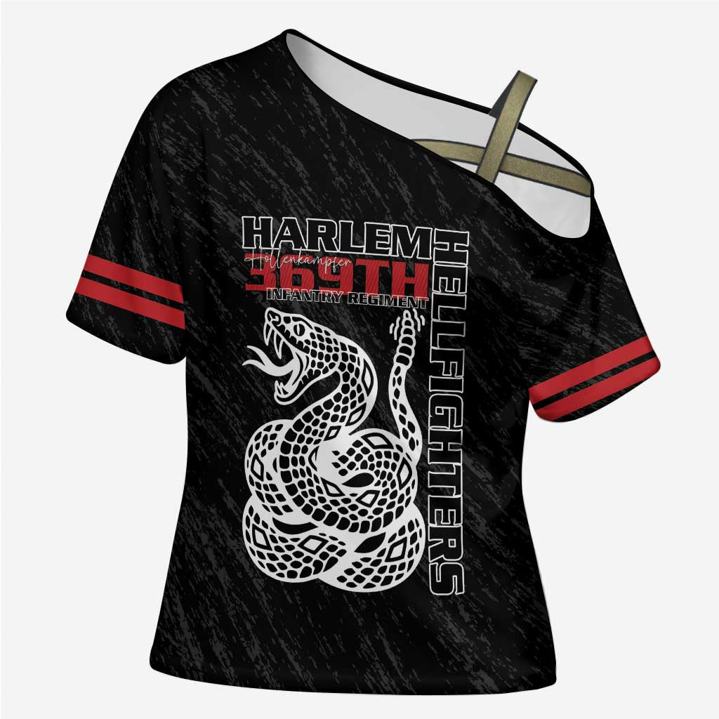 Harlem Hellfighters Cross Shoulder Shirt 369th Infantry Regiment - Wonder Print Shop