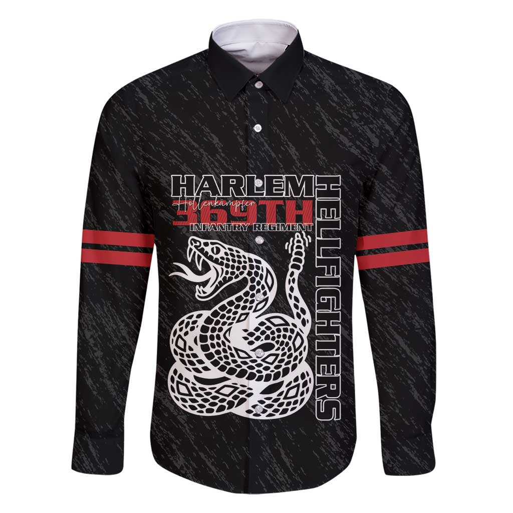 Harlem Hellfighters Family Matching Long Sleeve Bodycon Dress and Hawaiian Shirt 369th Infantry Regiment - Wonder Print Shop