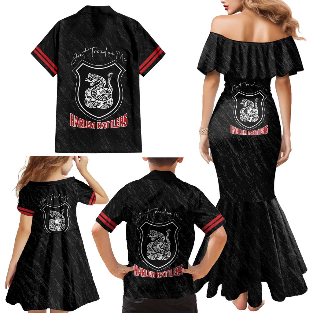 Harlem Hellfighters Family Matching Mermaid Dress and Hawaiian Shirt 369th Infantry Regiment - Wonder Print Shop