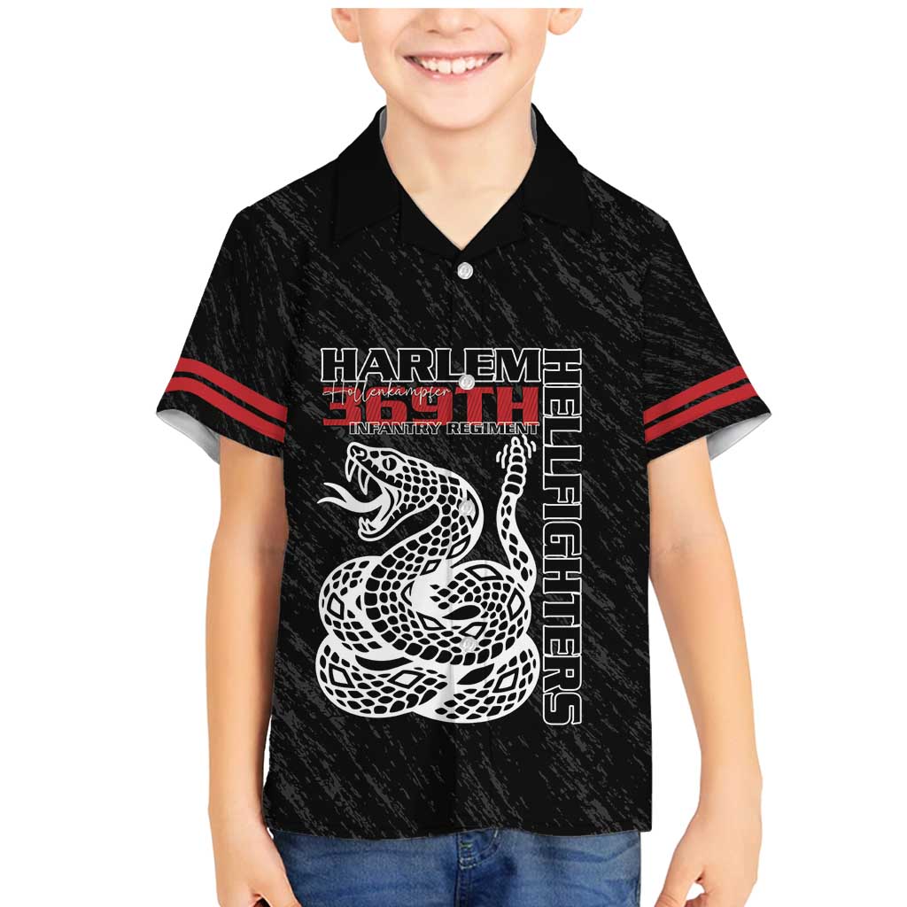 Harlem Hellfighters Family Matching Mermaid Dress and Hawaiian Shirt 369th Infantry Regiment - Wonder Print Shop