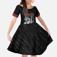 Harlem Hellfighters Family Matching Off The Shoulder Long Sleeve Dress and Hawaiian Shirt 369th Infantry Regiment - Wonder Print Shop