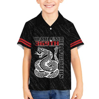Harlem Hellfighters Family Matching Off The Shoulder Long Sleeve Dress and Hawaiian Shirt 369th Infantry Regiment - Wonder Print Shop