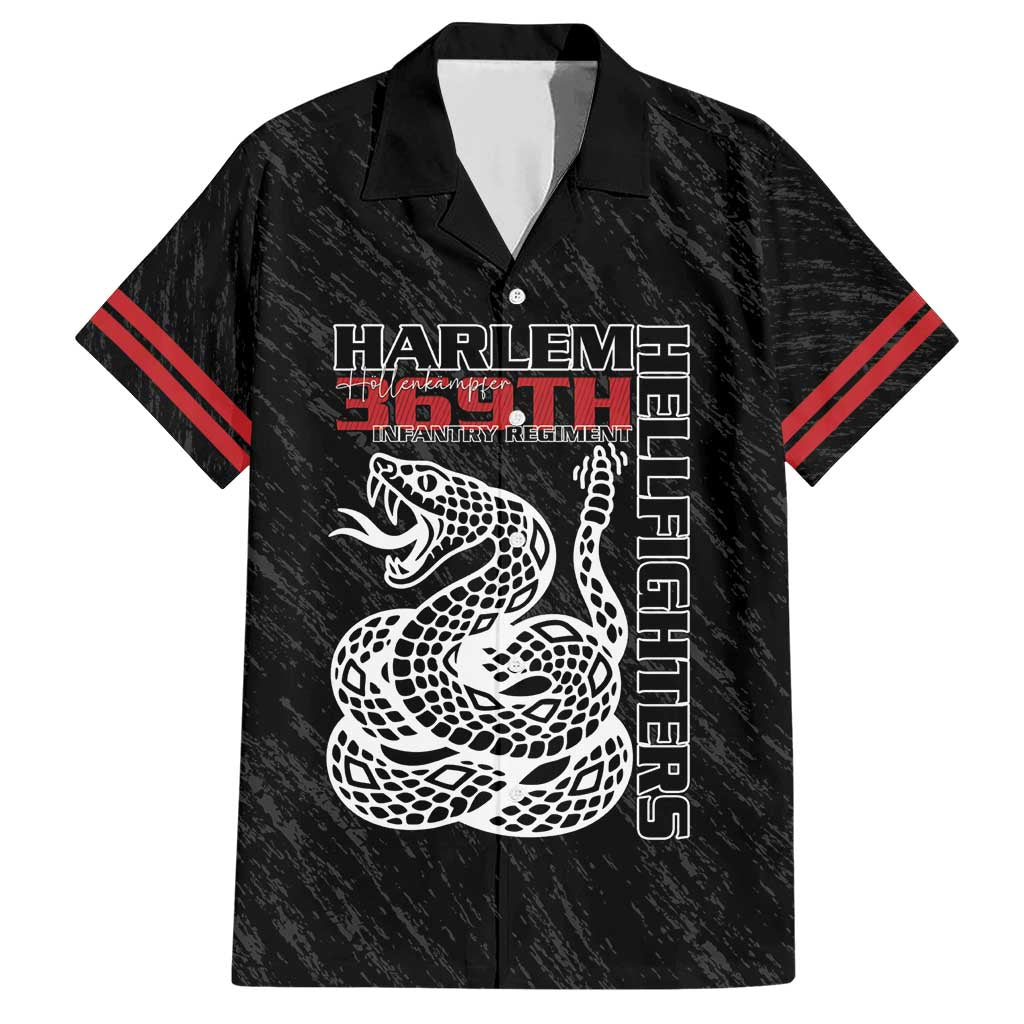 Harlem Hellfighters Family Matching Short Sleeve Bodycon Dress and Hawaiian Shirt 369th Infantry Regiment - Wonder Print Shop