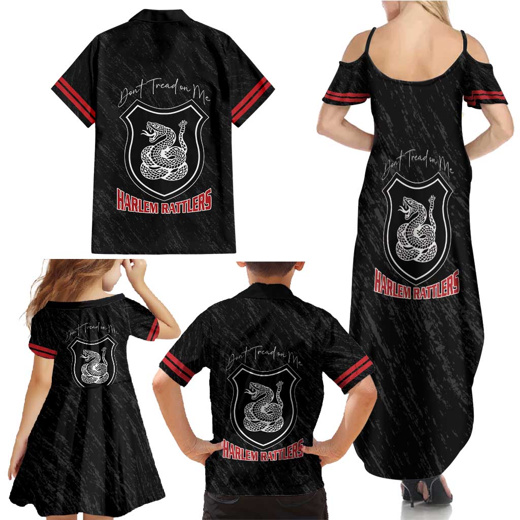 Harlem Hellfighters Family Matching Summer Maxi Dress and Hawaiian Shirt 369th Infantry Regiment - Wonder Print Shop