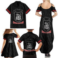 Harlem Hellfighters Family Matching Summer Maxi Dress and Hawaiian Shirt 369th Infantry Regiment - Wonder Print Shop