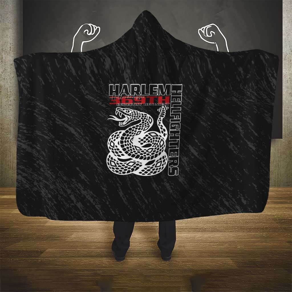 Harlem Hellfighters Hooded Blanket 369th Infantry Regiment - Wonder Print Shop