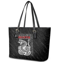 Harlem Hellfighters Leather Tote Bag 369th Infantry Regiment - Wonder Print Shop