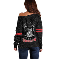 Harlem Hellfighters Off Shoulder Sweater 369th Infantry Regiment - Wonder Print Shop