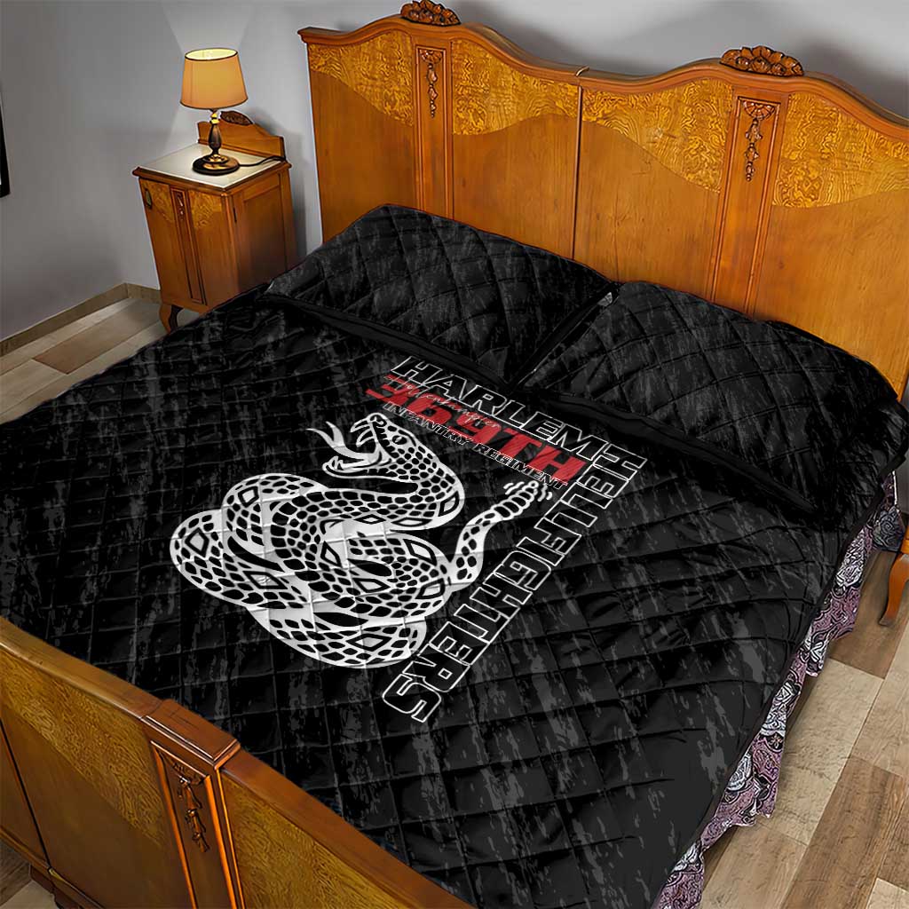 Harlem Hellfighters Quilt Bed Set 369th Infantry Regiment - Wonder Print Shop
