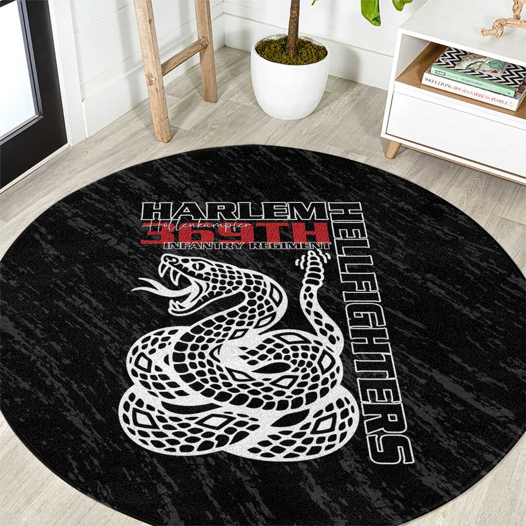 Harlem Hellfighters Round Carpet 369th Infantry Regiment - Wonder Print Shop
