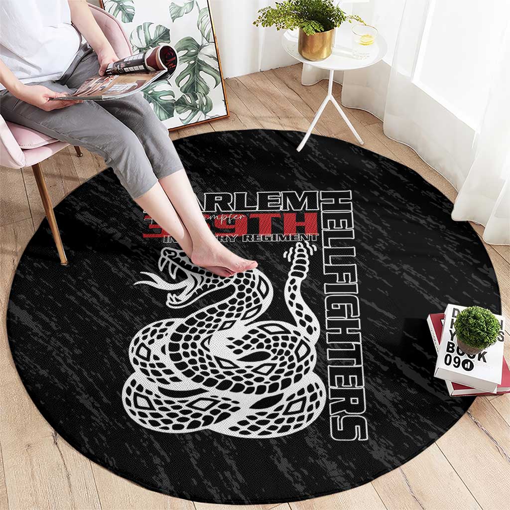 Harlem Hellfighters Round Carpet 369th Infantry Regiment - Wonder Print Shop