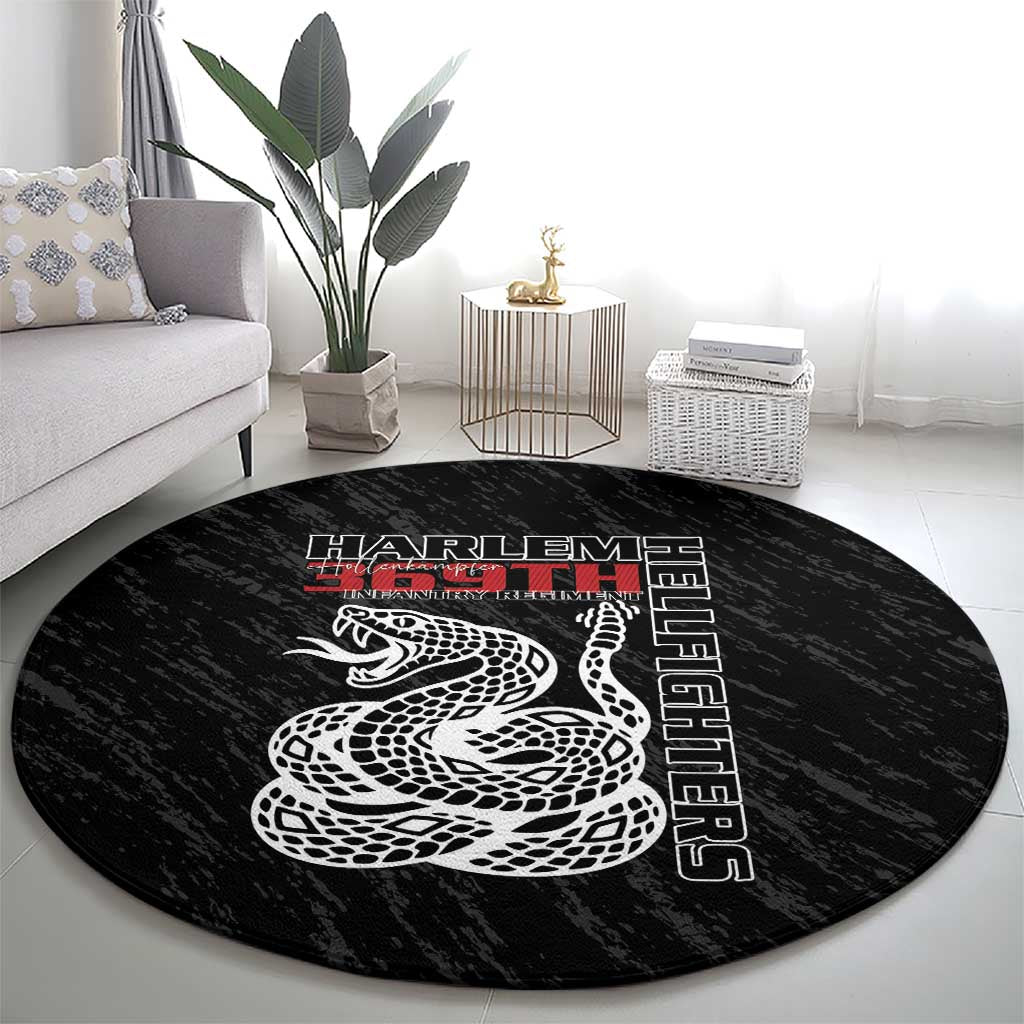 Harlem Hellfighters Round Carpet 369th Infantry Regiment - Wonder Print Shop