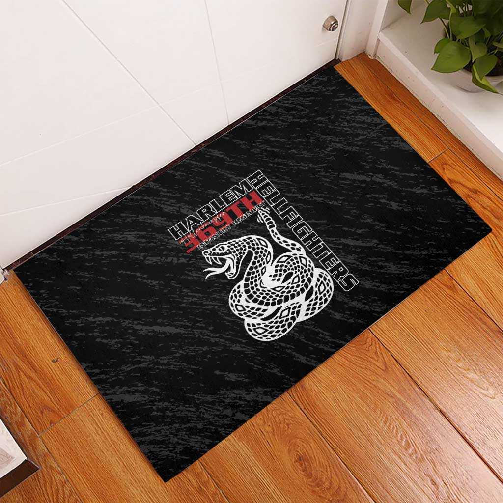 Harlem Hellfighters Rubber Doormat 369th Infantry Regiment - Wonder Print Shop