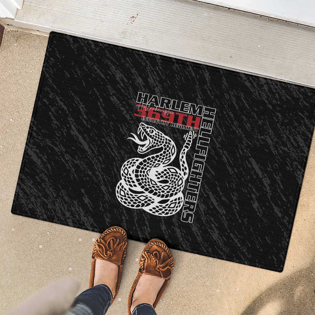 Harlem Hellfighters Rubber Doormat 369th Infantry Regiment - Wonder Print Shop