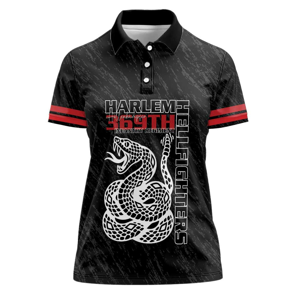 Harlem Hellfighters Women Polo Shirt 369th Infantry Regiment - Wonder Print Shop