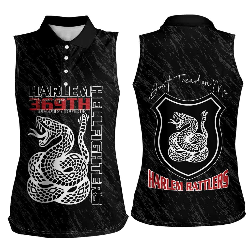 Harlem Hellfighters Women Sleeveless Polo Shirt 369th Infantry Regiment - Wonder Print Shop