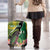 Personalised Dominica Independence Day Luggage Cover Sisserou Parrot With Tropical Flowers - Wonder Print Shop
