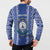 Personalised Cape Verde Button Sweatshirt Grey Headed Kingfisher - Coat Of Arms - Wonder Print Shop