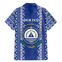 Personalised Cape Verde Family Matching Mermaid Dress and Hawaiian Shirt Grey Headed Kingfisher - Coat Of Arms - Wonder Print Shop