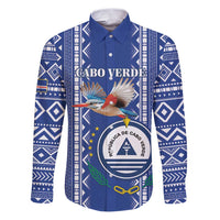 Personalised Cape Verde Family Matching Puletasi and Hawaiian Shirt Grey Headed Kingfisher - Coat Of Arms - Wonder Print Shop