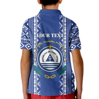 Personalised Cape Verde Kid Polo Shirt Grey Headed Kingfisher - Coat Of Arms - Wonder Print Shop