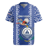 Personalised Cape Verde Rugby Jersey Grey Headed Kingfisher - Coat Of Arms - Wonder Print Shop