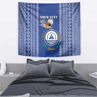 Personalised Cape Verde Tapestry Grey Headed Kingfisher - Coat Of Arms - Wonder Print Shop