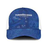 Cape Verde Football Baseball Net Cap Go Champions Tubaroes Azuis - Wonder Print Shop
