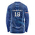 Custom Cape Verde Football Long Sleeve Shirt Go Champions Tubaroes Azuis - Wonder Print Shop