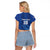 Custom Cape Verde Football Raglan Cropped T Shirt Go Champions Tubaroes Azuis - Wonder Print Shop