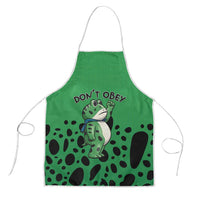 Don't Obey Portland Frog Protest Apron Anti-Fascism - Wonder Print Shop