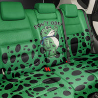 Don't Obey Portland Frog Protest Back Car Seat Cover Anti-Fascism - Wonder Print Shop