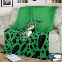 Don't Obey Portland Frog Protest Blanket Anti-Fascism - Wonder Print Shop