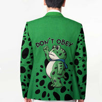 Don't Obey Portland Frog Protest Blazer Anti-Fascism - Wonder Print Shop