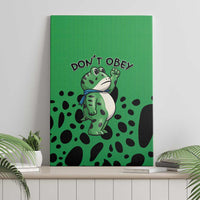 Don't Obey Portland Frog Protest Canvas Wall Art Anti-Fascism - Wonder Print Shop