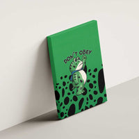 Don't Obey Portland Frog Protest Canvas Wall Art Anti-Fascism - Wonder Print Shop