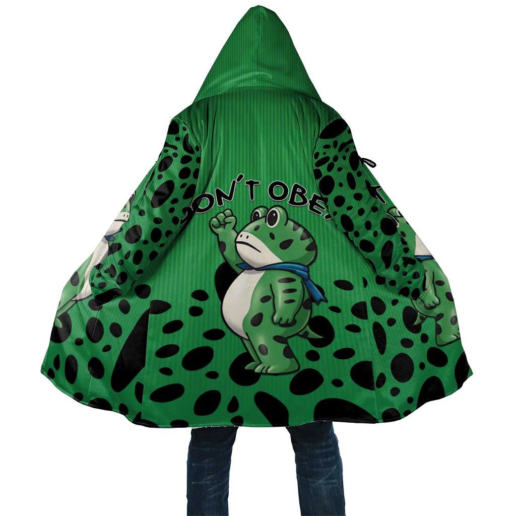 Don't Obey Portland Frog Protest Cloak Anti-Fascism - Wonder Print Shop