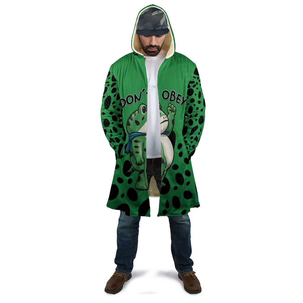 Don't Obey Portland Frog Protest Cloak Anti-Fascism - Wonder Print Shop