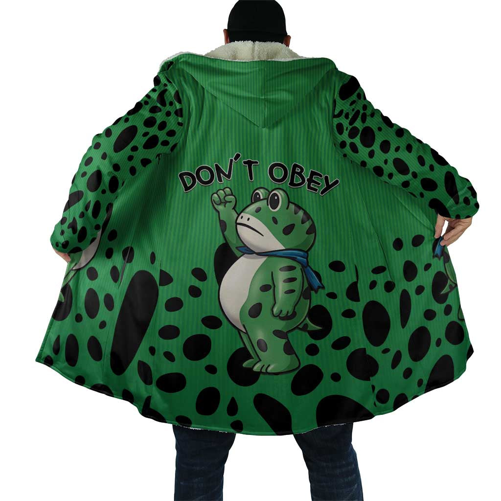 Don't Obey Portland Frog Protest Cloak Anti-Fascism - Wonder Print Shop