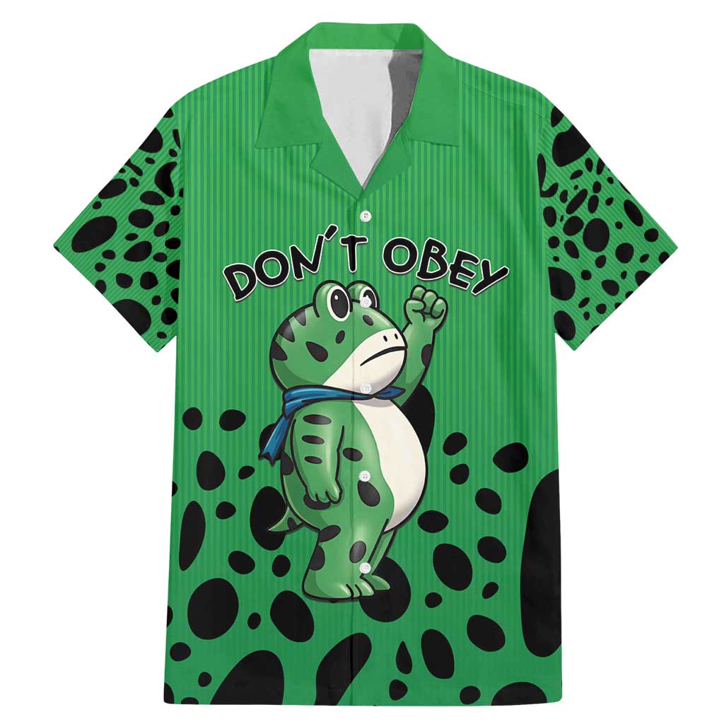 Don't Obey Portland Frog Protest Family Matching Mermaid Dress and Hawaiian Shirt Anti-Fascism - Wonder Print Shop
