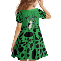 Don't Obey Portland Frog Protest Family Matching Off The Shoulder Long Sleeve Dress and Hawaiian Shirt Anti-Fascism - Wonder Print Shop